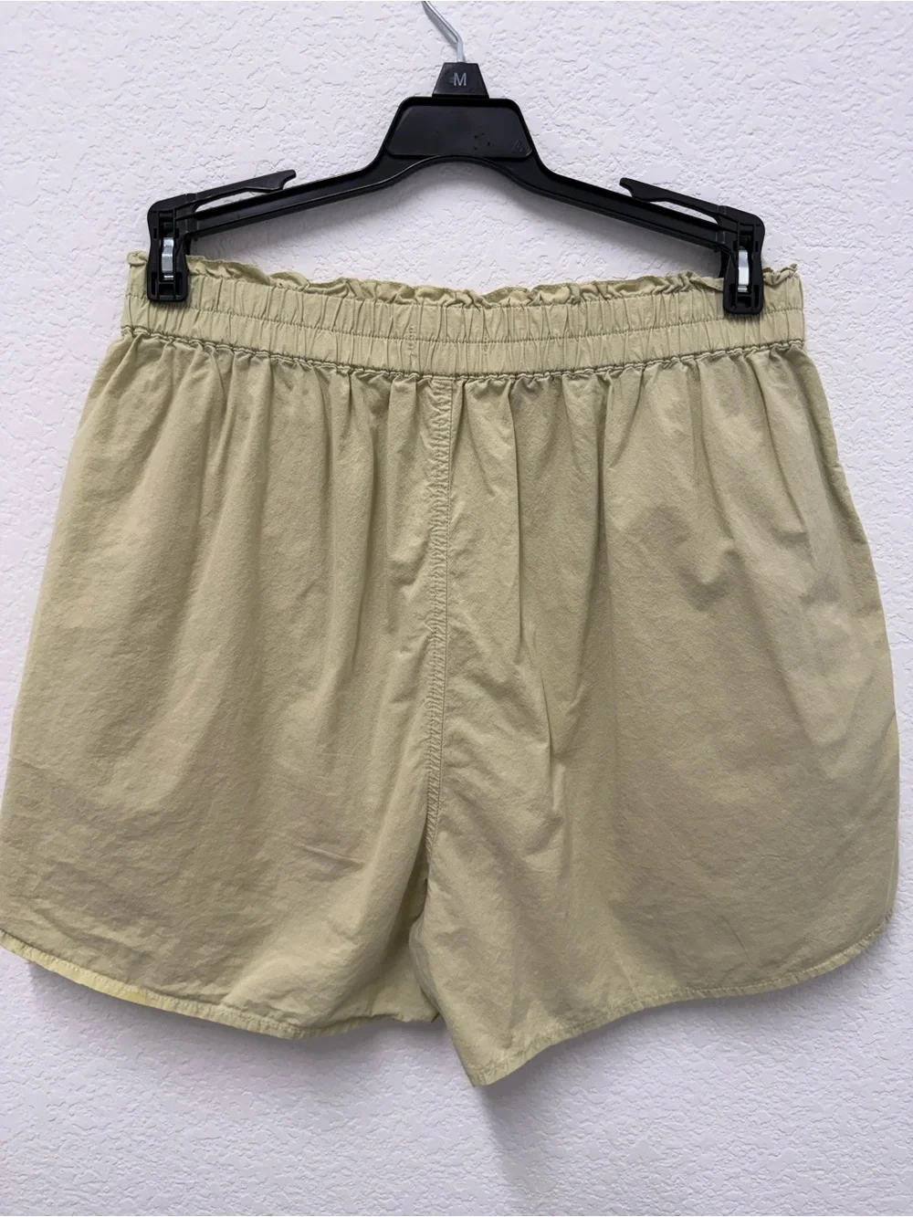 Madewell Light Olive Pull On Shorts